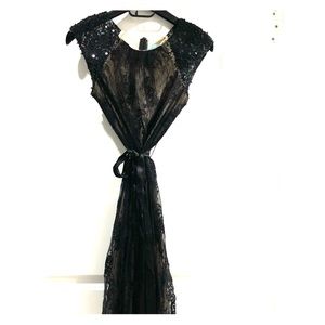 Kathy Hilton black dress